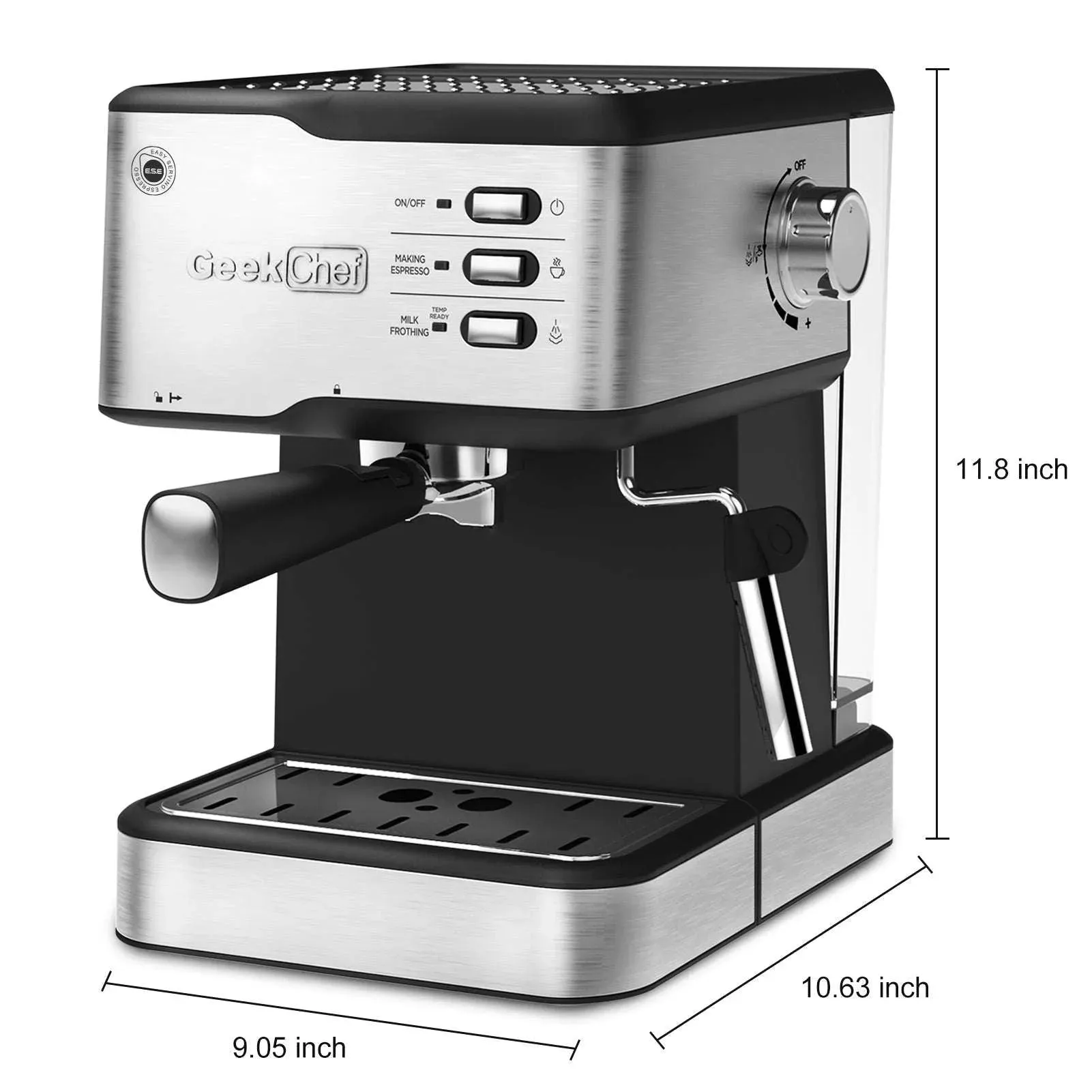 20 Bar Espresso Machine with Milk Frother