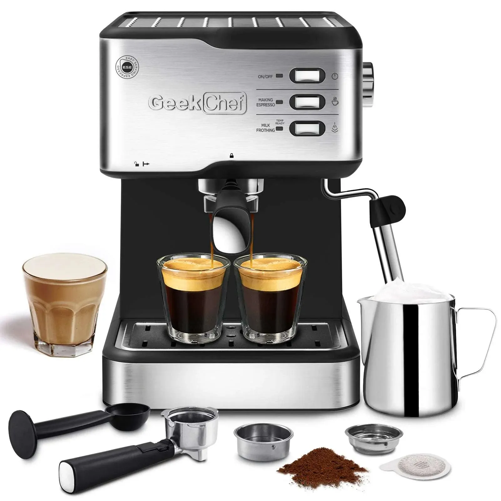20 Bar Espresso Machine with Milk Frother