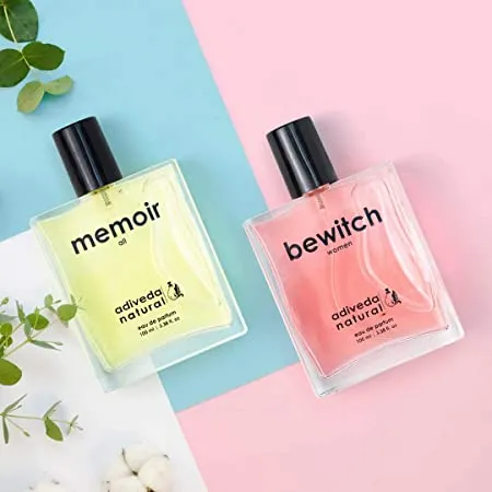 Adiveda Natural Memoir & Bewitch For Men & Women Combo Eau de Parfum - 200 ml
