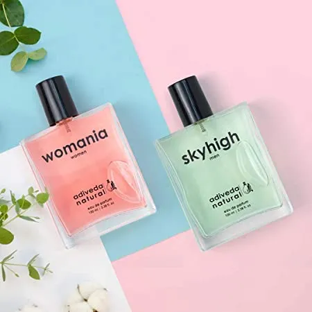 Adiveda Natural Skyhigh & Womania For Men & Women Combo Eau de Parfum - 200 ml