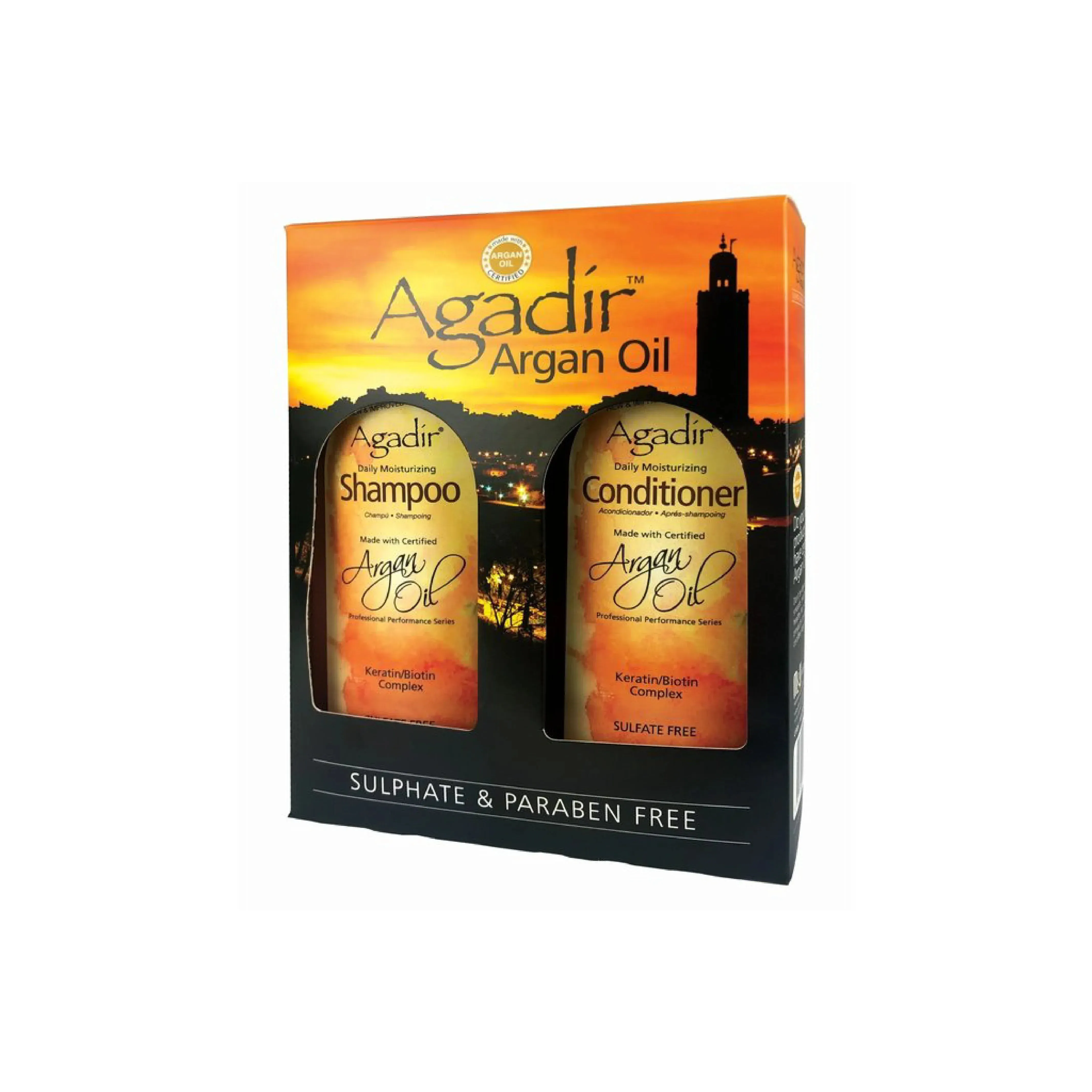 Agadir Argan Oil Daily Moisturizing Shampoo & Conditioner Duo 366ml