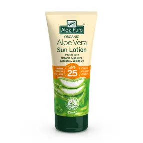 Aloe Pura Aloe Vera Sun Lotion, SPF 25, 200ml