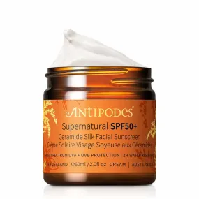 Antipodes Supernatural SPF50  Ceramide Silk Facial Sunscreen