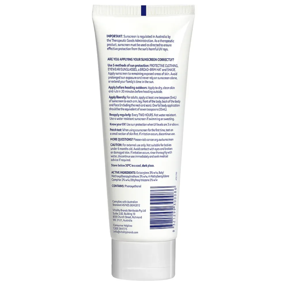 Cancer Council Face Day Wear Moisturizer Face & Body SPF 50  150ml