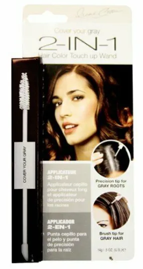 Cover Your Gray Hair Coloring 2-In-1 Jet Black .5 oz. (6-PACK)