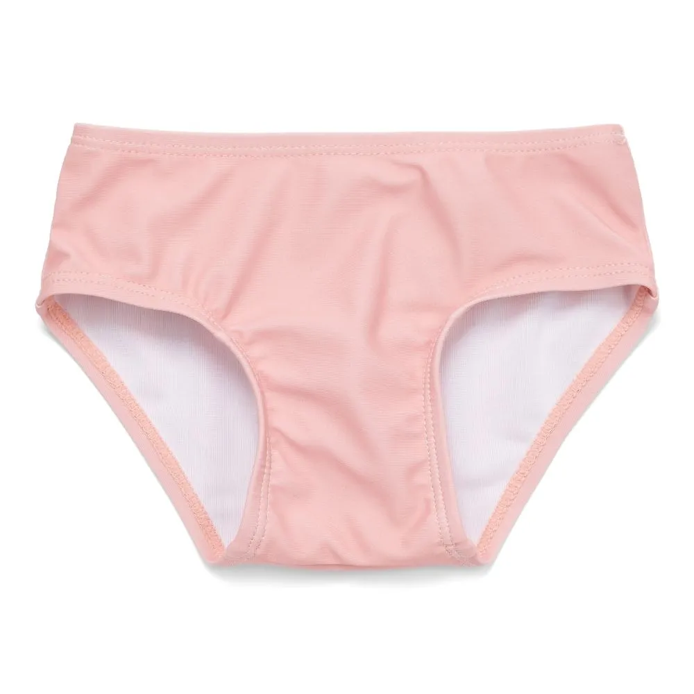 Girls Bikini Swimsuit Set Ruffles Starfish Pink