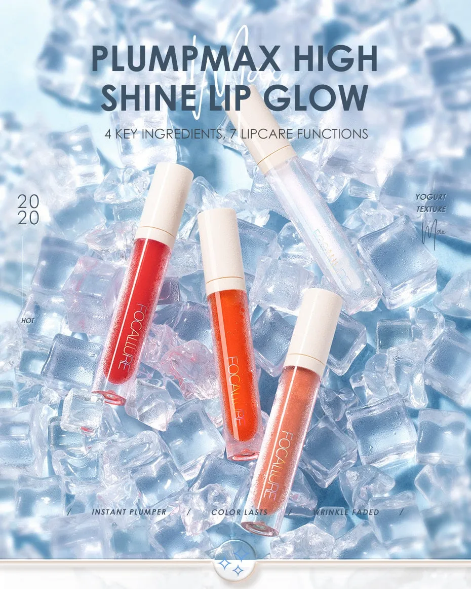 High Shine Lip Gloss Plumpmax Nourish Smooth Non-Sticky Formula Lipgloss