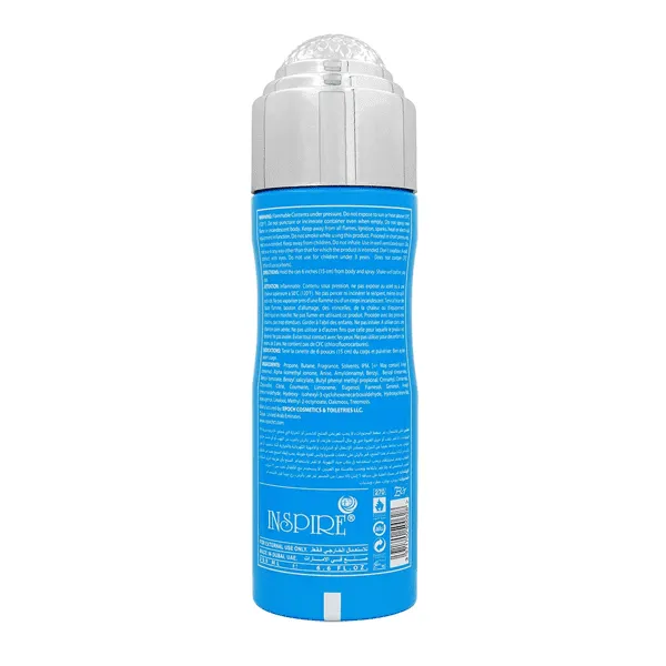 INSPIRE INFINITE BLUE BODY SPRAY 150ML