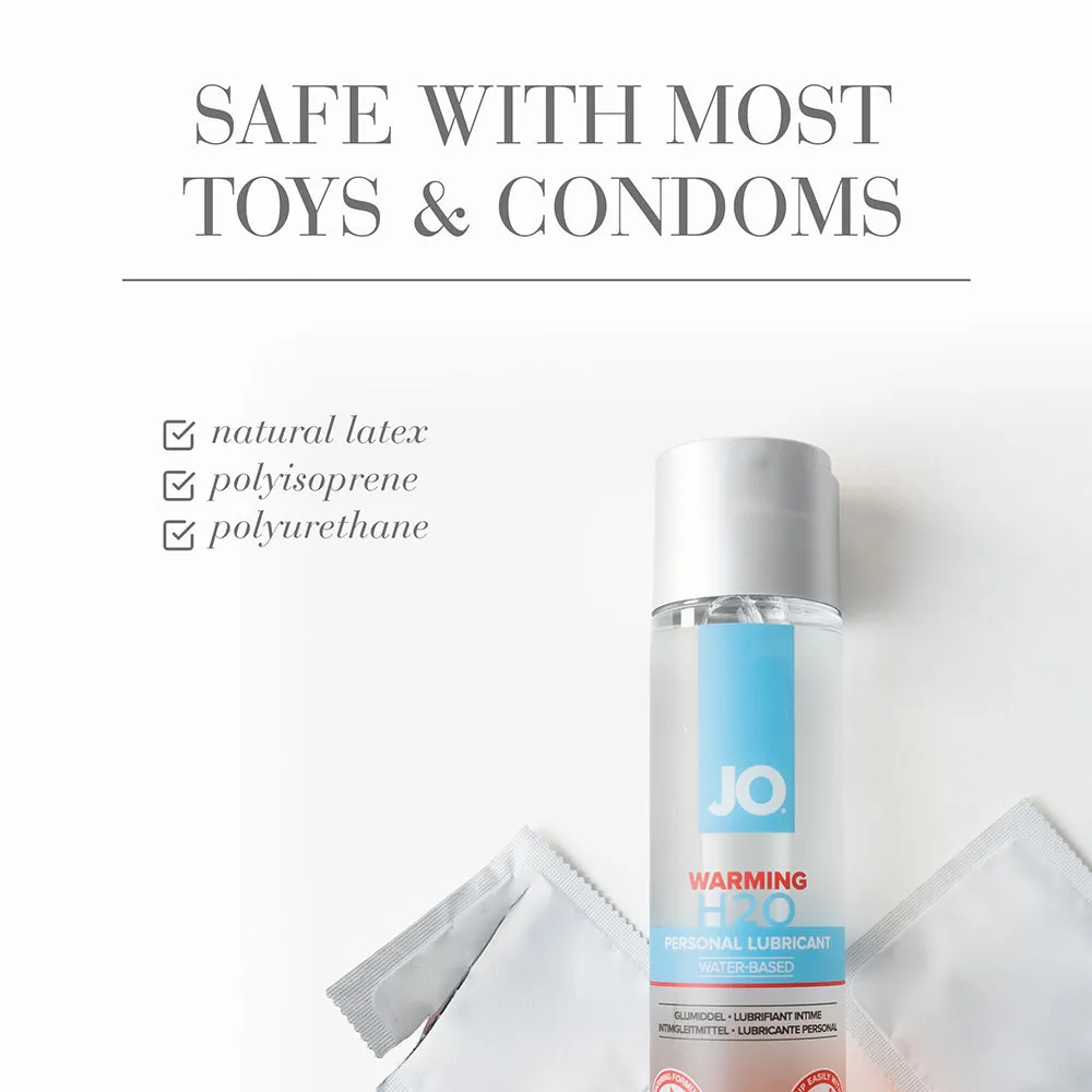 JO H2O Warming Water-Based Lubricant 8 oz.