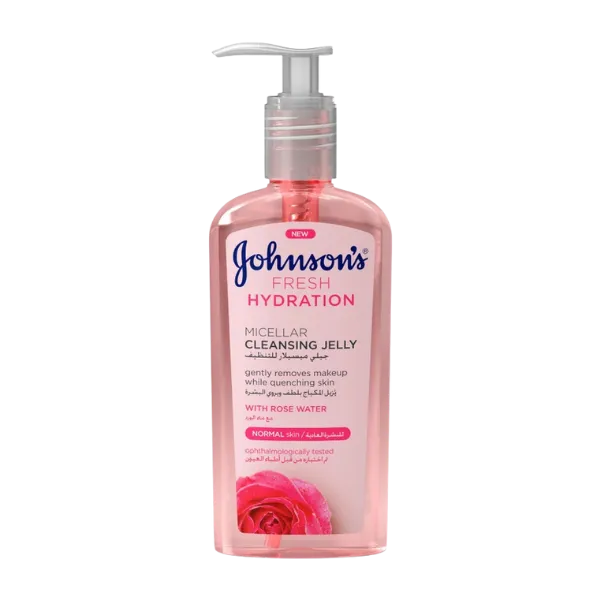 Johnson's Fresh Hydration Micellar Cleansing Jelly With Rose Water 200ml