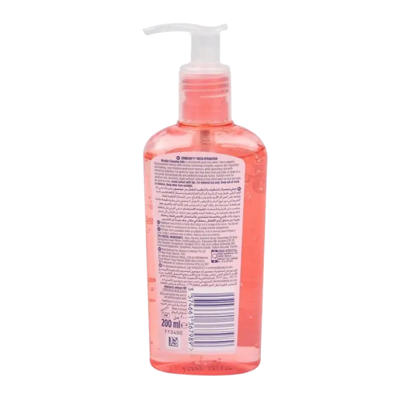 Johnson's Fresh Hydration Micellar Cleansing Jelly With Rose Water 200ml
