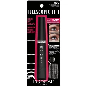 LOREAL PARIS telescopic lift 990 blackest black noir profond ماسكارا لوريال