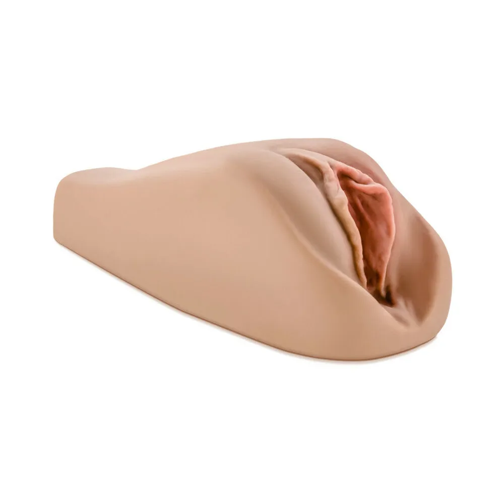 M Elite Soft   Wet Renata Vagina Stroker with Bullet Vibrator Tan