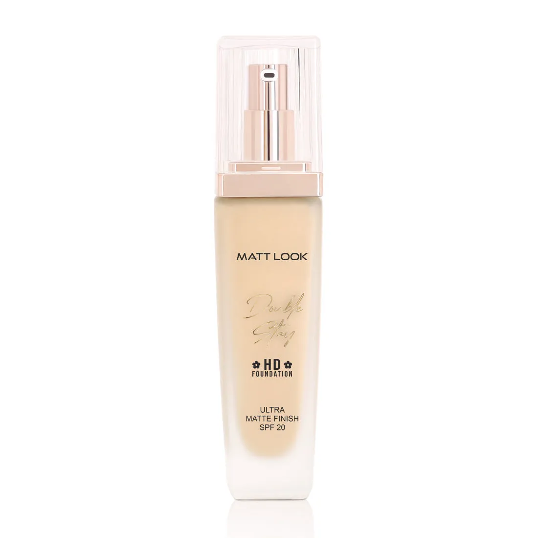 Mattlook Double Stay HD Foundation, Enriched with Grape Seed Oil & Vitamin-C, Ultra Matte Finish SPF-20