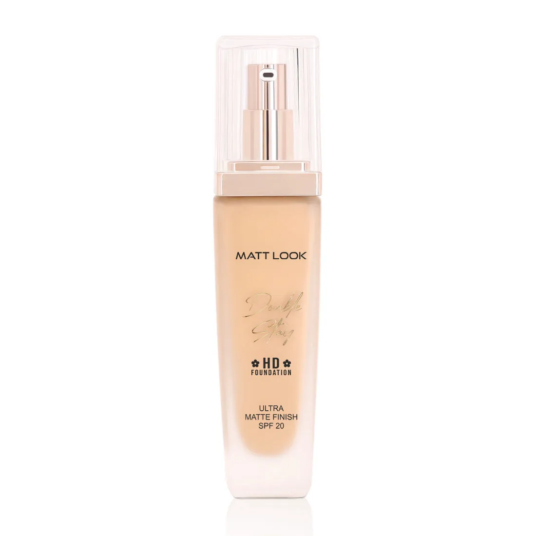 Mattlook Double Stay HD Foundation, Enriched with Grape Seed Oil & Vitamin-C, Ultra Matte Finish SPF-20