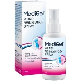 MEDIGEL wound cleansing with spray cleanser 50 ml