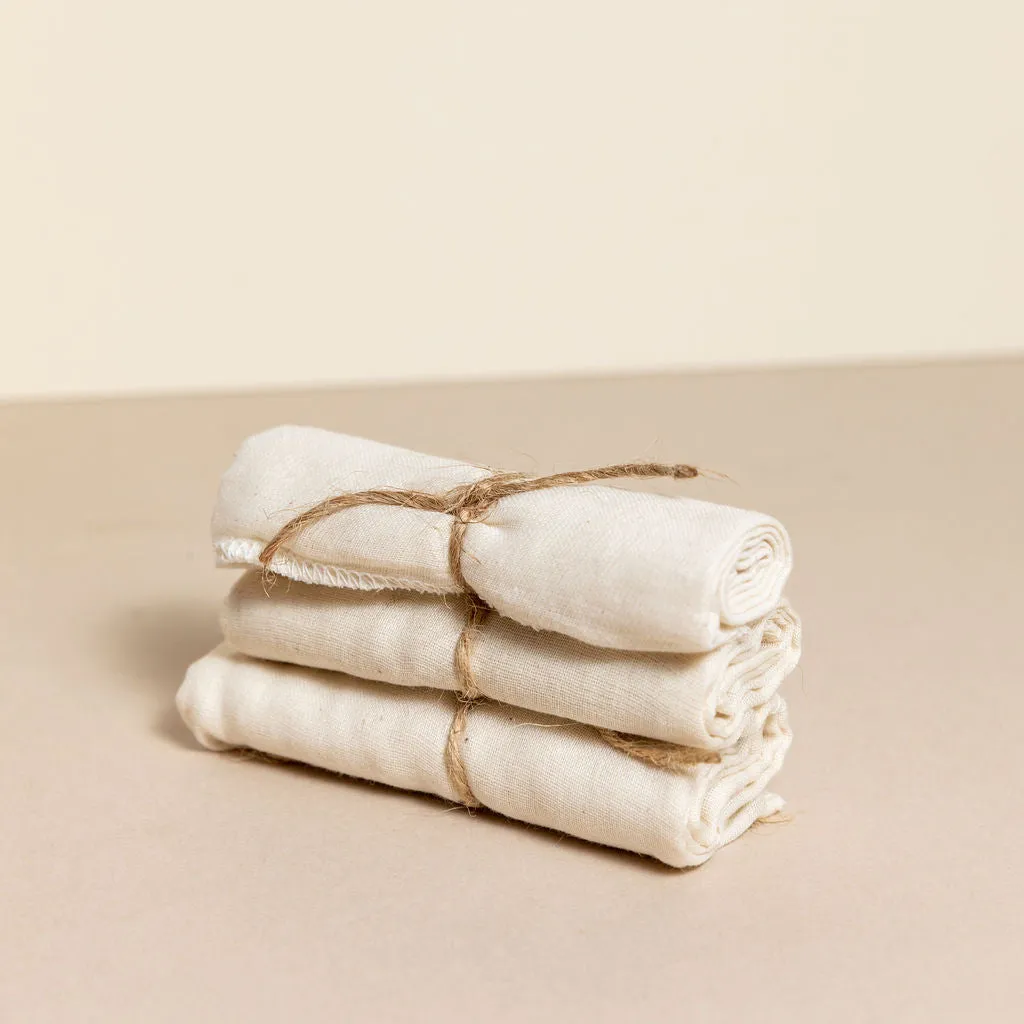 Organic Cotton Muslin Cloths