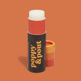 Poppy & Pout Lip Balm: Retro Surf - Citrus Sunrise
