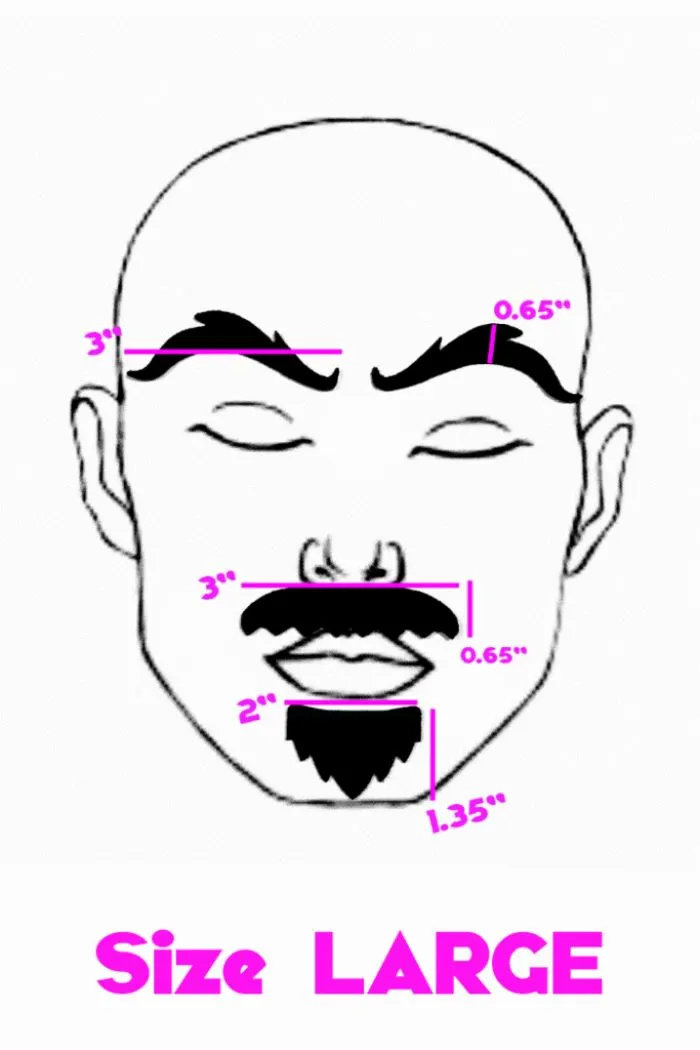 Red "Rugged" Facial Fashion Kit