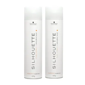 Schwarzkopf Silhouette Flexible Hold Lacquer 400g Duo