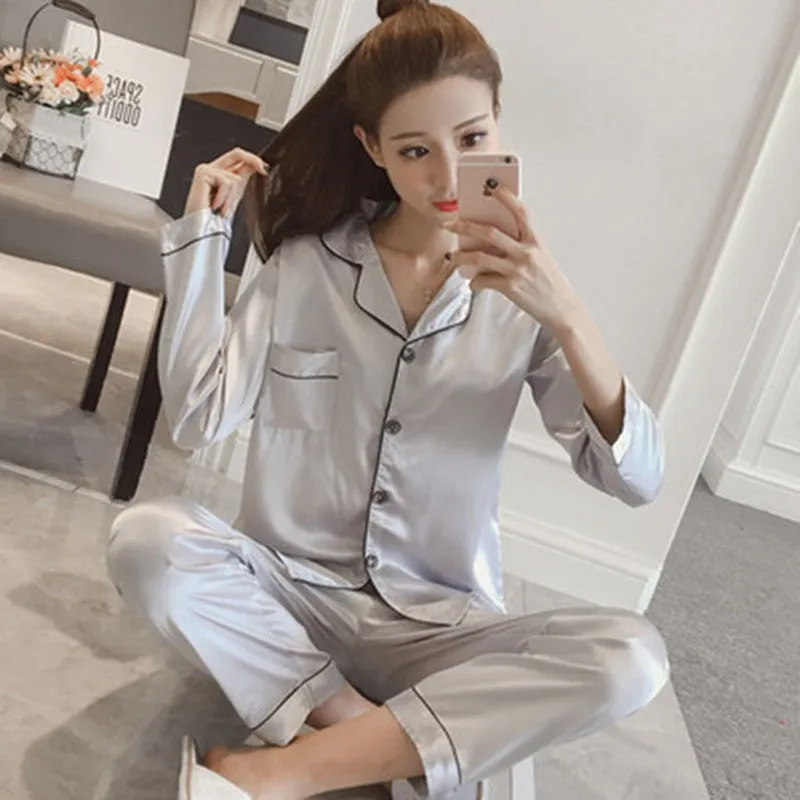 Silky Pajama Pants set