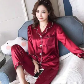 Silky Pajama Pants set