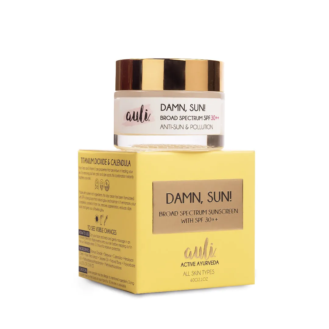 SPF 30   Lightweight Sunscreen - DAMN, SUN!