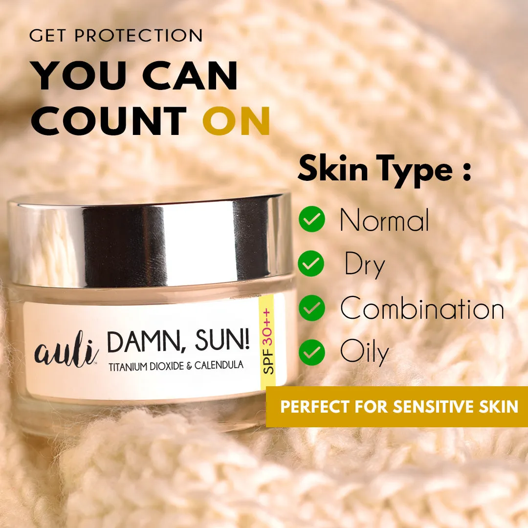 SPF 30   Lightweight Sunscreen - DAMN, SUN!