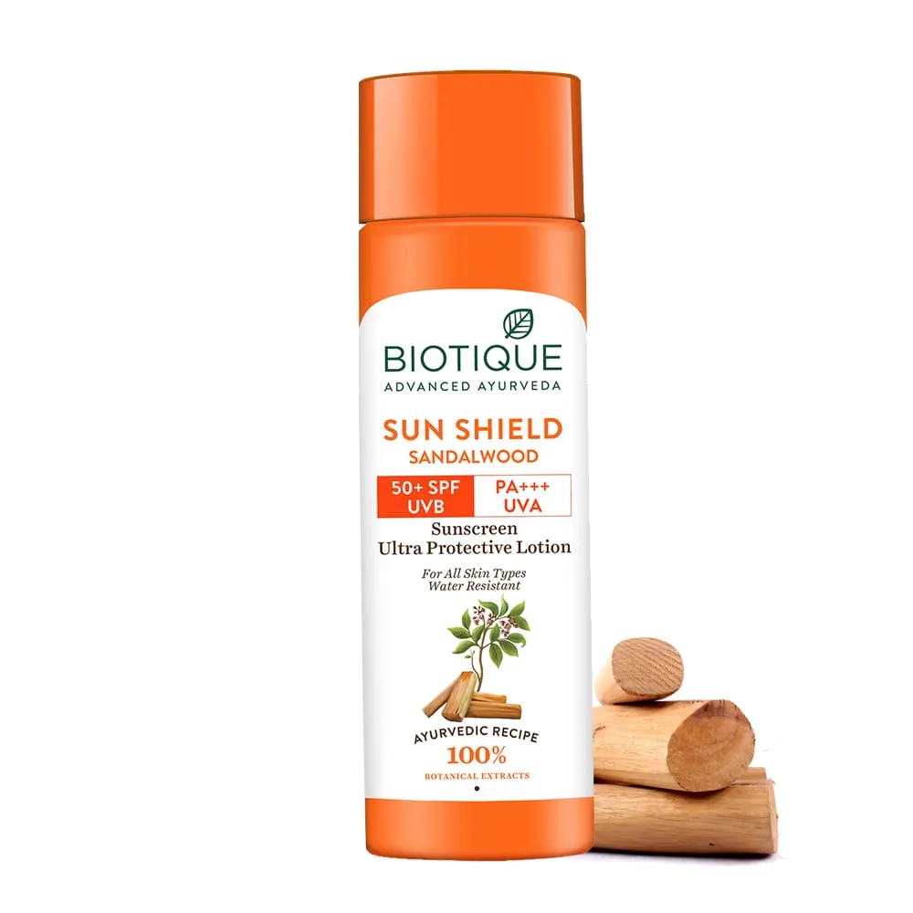 Sun Shield Sandalwood 50 SPF Suncreen Lotion--120ml
