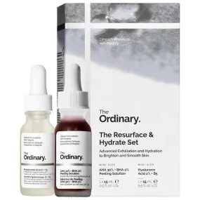 The Resurface & Hydrate Set with Hyaluronic Acid   AHA