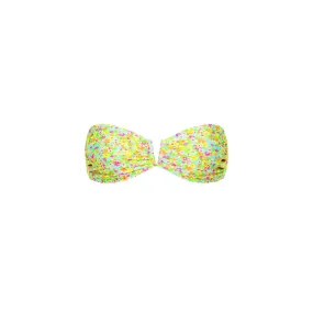 V Strapless Bandeau Bikini Top - Wild Flower