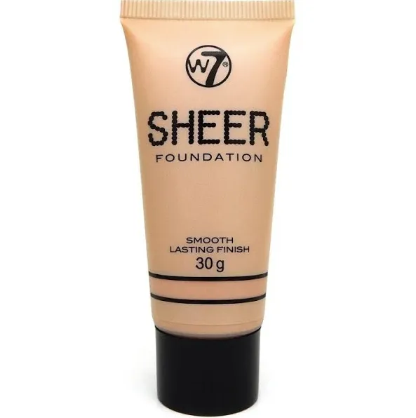 W7 Smooth Lasting Finish Sheer Foundation 30g